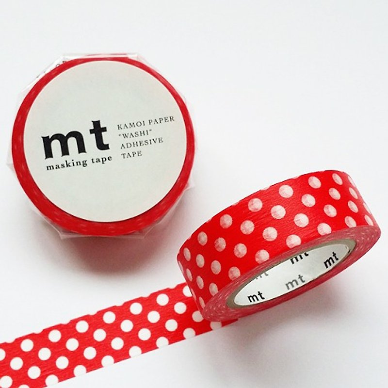 mt and paper tape Deco [Shuiyu little - Pretty red (MT01D238)] - Washi Tape - Paper Red