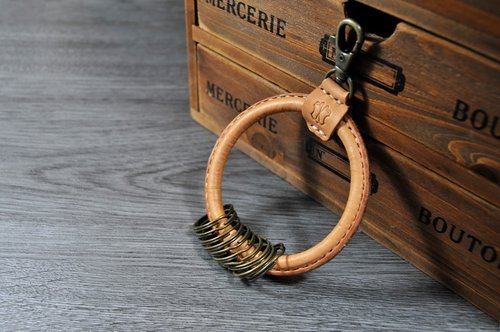 **Customized**MICO retro master leather key ring
