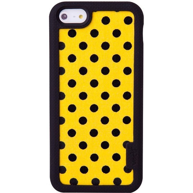 Vacii Haute iPhone5/5s/SE 布面保護套-時尚黃 - 其他 - 其他材質 黃色