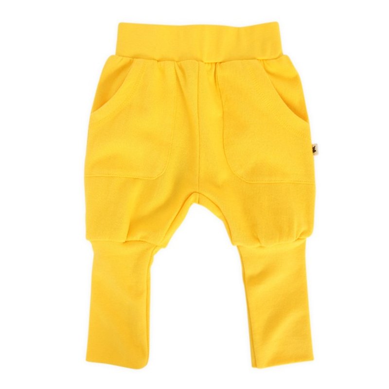 [Lovelybaby Nordic Children's Clothing] Swedish Organic Cotton Pants 18M to 24M Yellow - Pants - Cotton & Hemp Yellow
