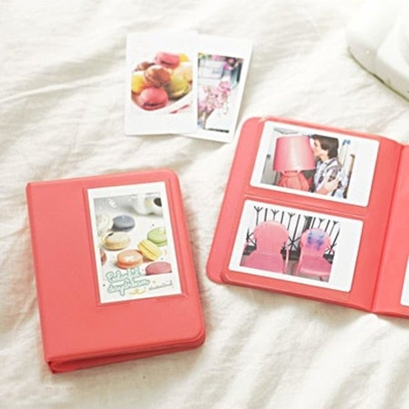 Dessin x 2NUL- fantasy land phase of the Polaroid mini V.3 (65 photos) - coral pink, TNL82587 - Photo Albums & Books - Plastic Pink