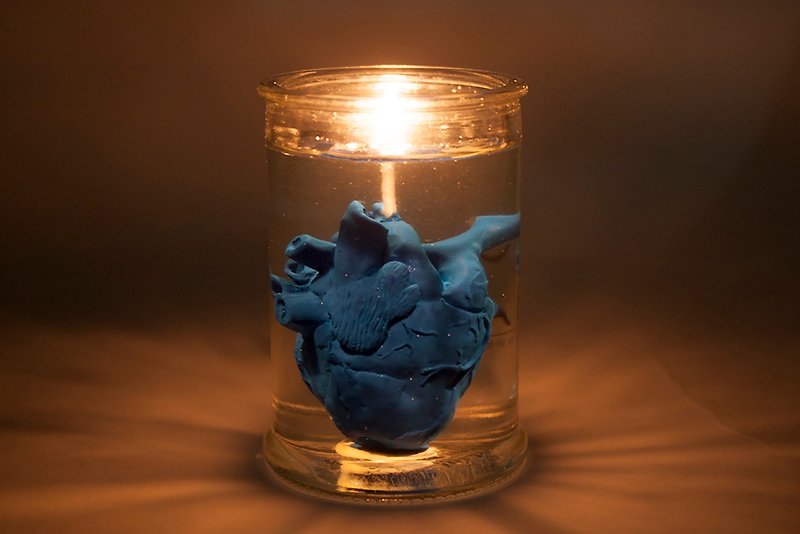 EYE LAB 藍色心臟罐裝香氛蠟燭