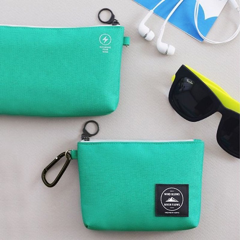 iconic-Lightning 3C Peripheral Charger Storage Kit - Lake Green, ICO84068 - Clutch Bags - Other Materials Green