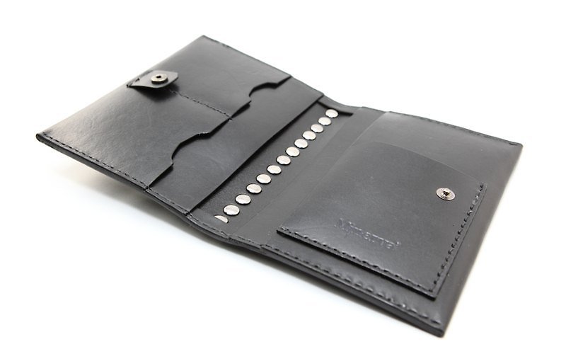 The Black Rivet-PASSPORT CASE - Passport Holders & Cases - Genuine Leather Black