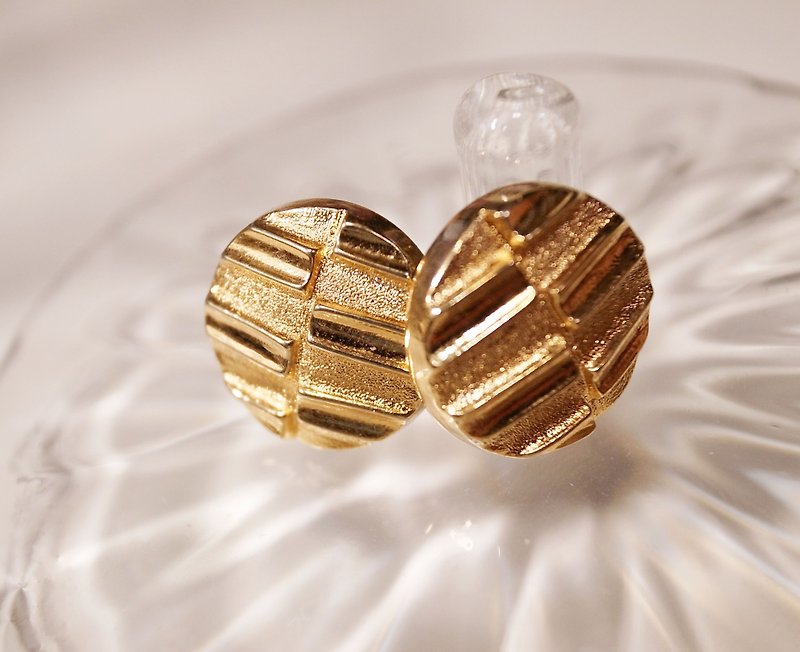 Golden Samantha Earrings - Earrings & Clip-ons - Plastic Gold