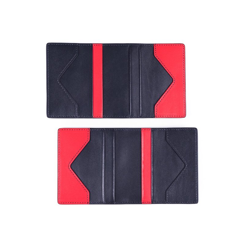 Patina leather handmade business card holder - ที่เก็บนามบัตร - หนังแท้ หลากหลายสี