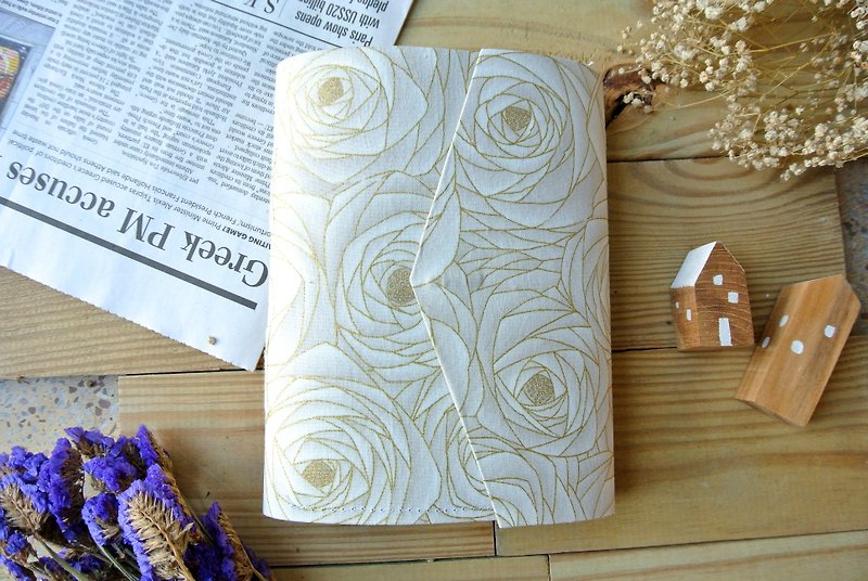 handmade book / rose - Notebooks & Journals - Paper White