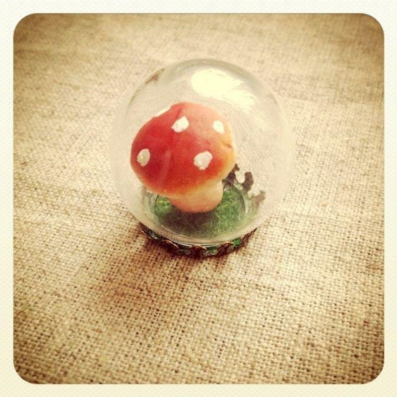[imykaka] ♥ 微型水晶玻璃球（小磨姑） 項鍊 (免郵費)    情人節 禮物 - ネックレス - ガラス 多色