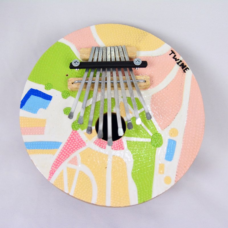 kalimba thumb piano _ _ urban jungle landscape series - Guitars & Music Instruments - Other Materials Multicolor