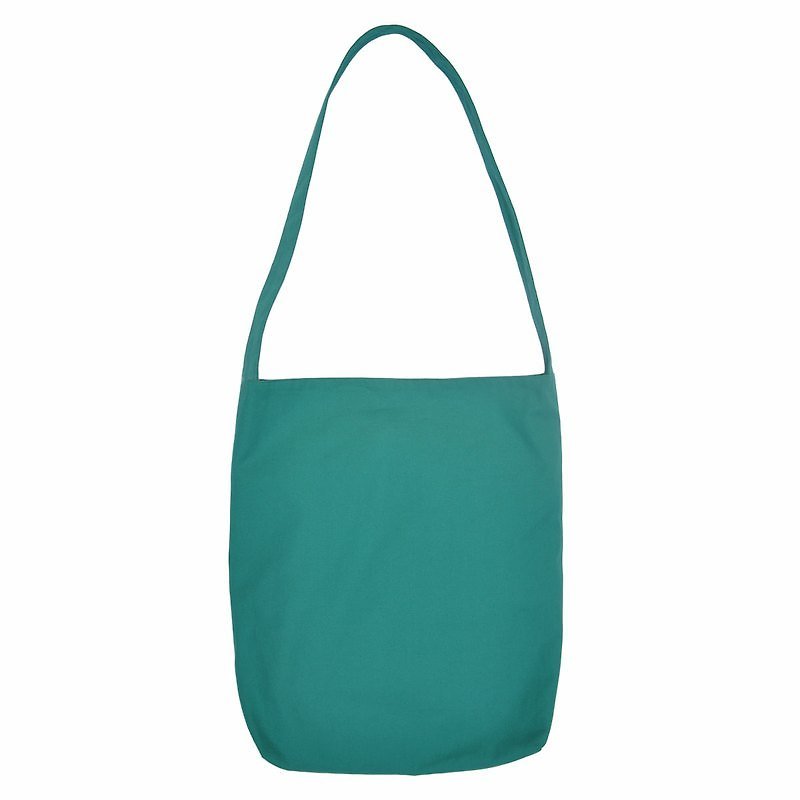 Explications chichaqu original design solid double canvas shoulder messenger bag | Dark green - กระเป๋าแมสเซนเจอร์ - วัสดุอื่นๆ สีเขียว