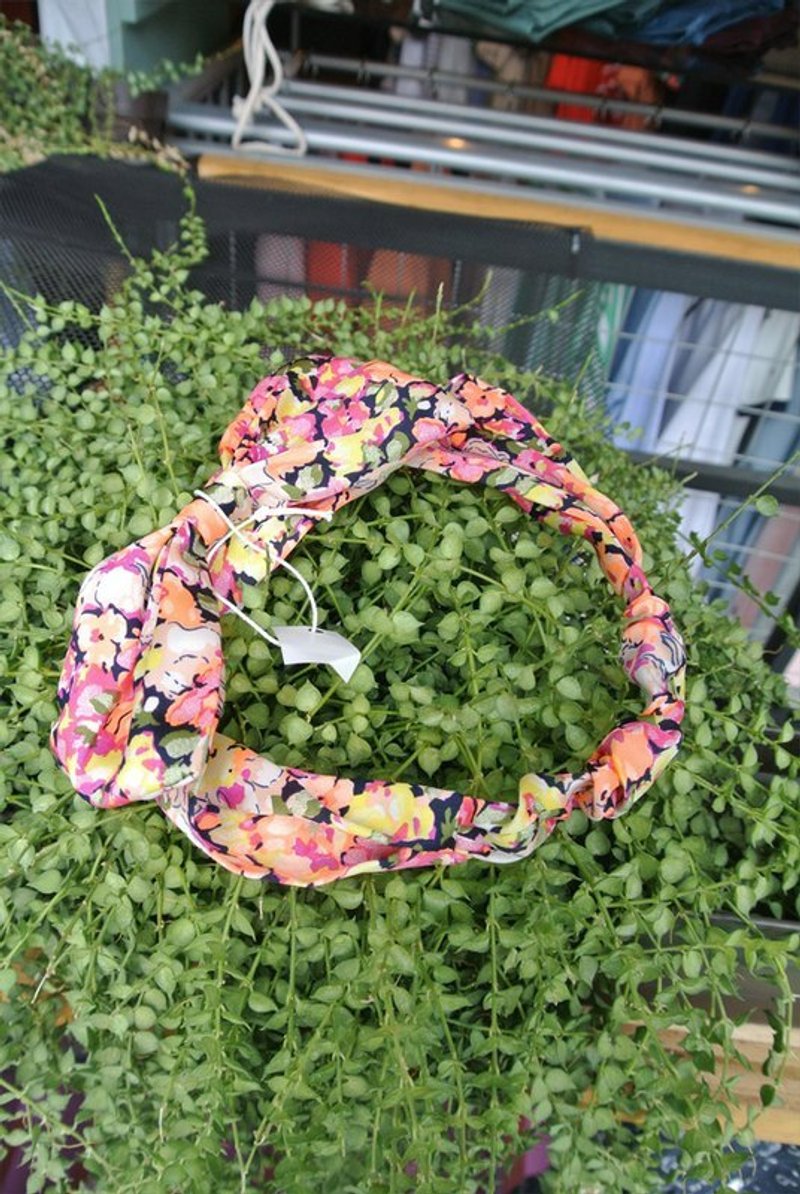 魔女宅急便．大蝴蝶結花花軟髮帶 - 其他 - 其他材質 粉紅色