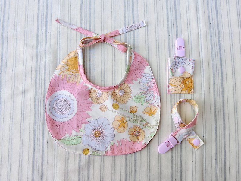 Beibi Bibs Gift Set - another on Sunflower - Bibs - Other Materials Pink