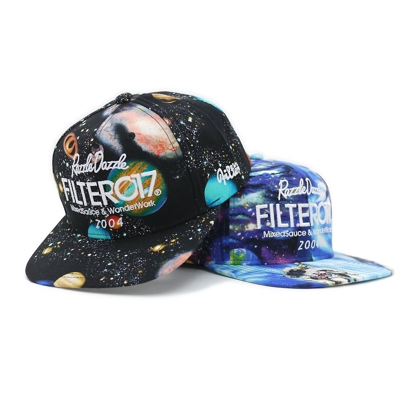 Filter017野球帽 -  RDファブリックスナップバックキャップ -  S56 Full Star - 帽子 - その他の素材 