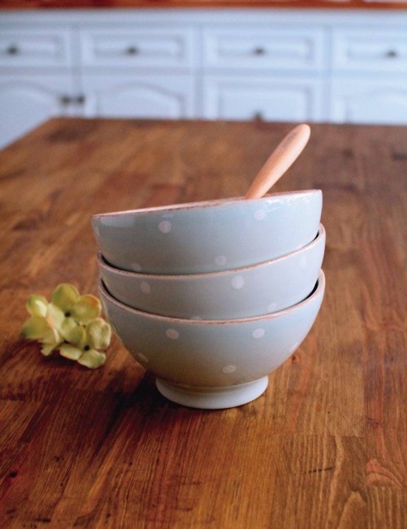 Mother's Day 55% off Costa Nova Handmade Ou Lei Bowl Shuiyu Diandian/Soup Bowl/Lake Blue Made in Portugal - Bowls - Pottery 
