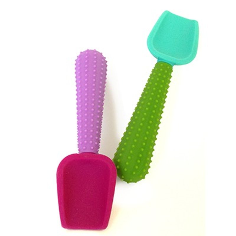 [US GoSili / Silikids Platinum Silicone] toothbrush learning spoon - Kids' Toys - Silicone Purple