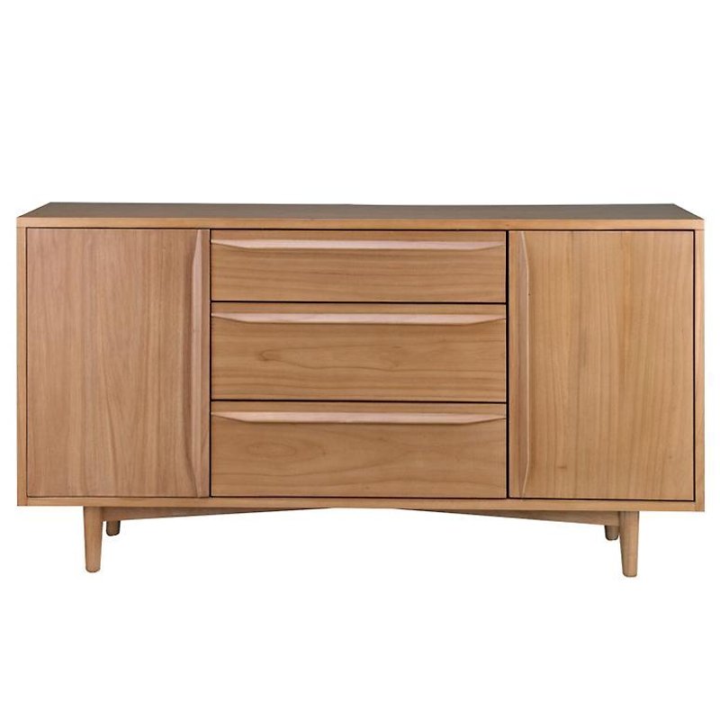 UWOOD three pumping double door drawer cabinet DENMARK Denmark [ash] WRCD02R1 - Other Furniture - Wood Gold