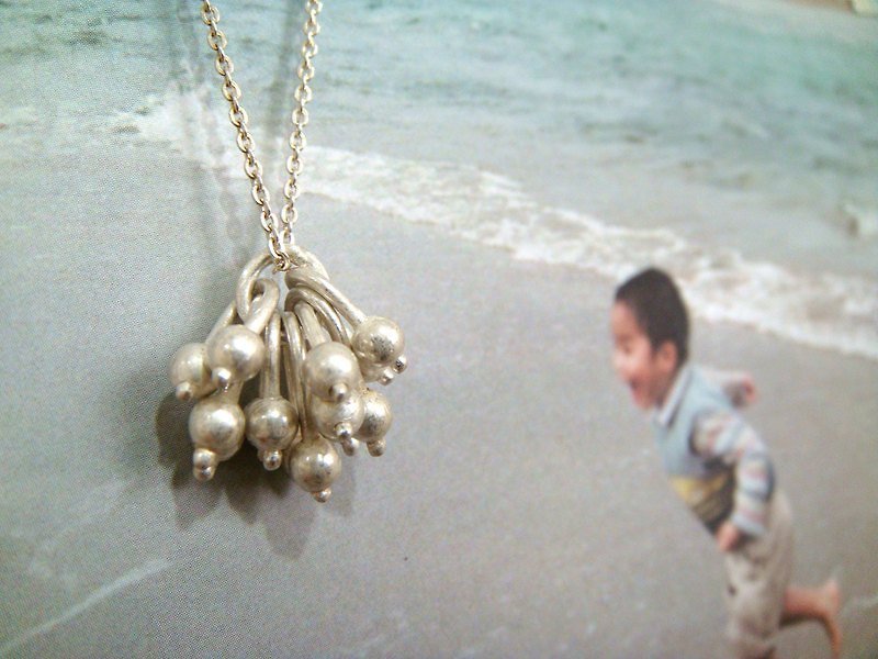 【StUdio】A little Silver necklace - สร้อยคอ - โลหะ ขาว