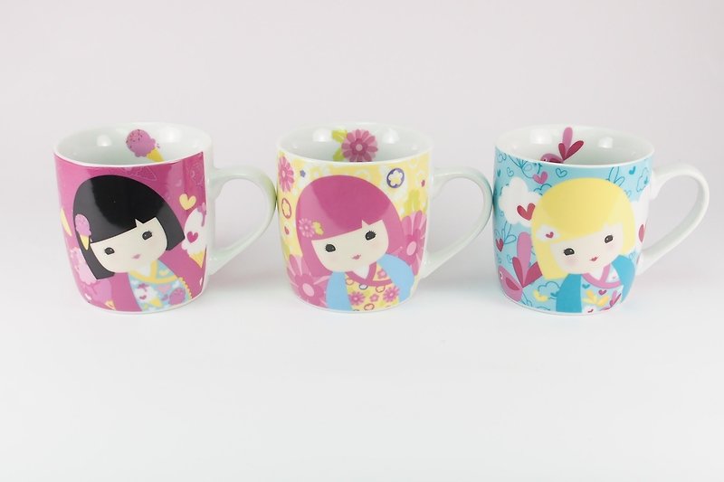 Kimmi Junior and blessing sister mugs - Mugs - Porcelain 