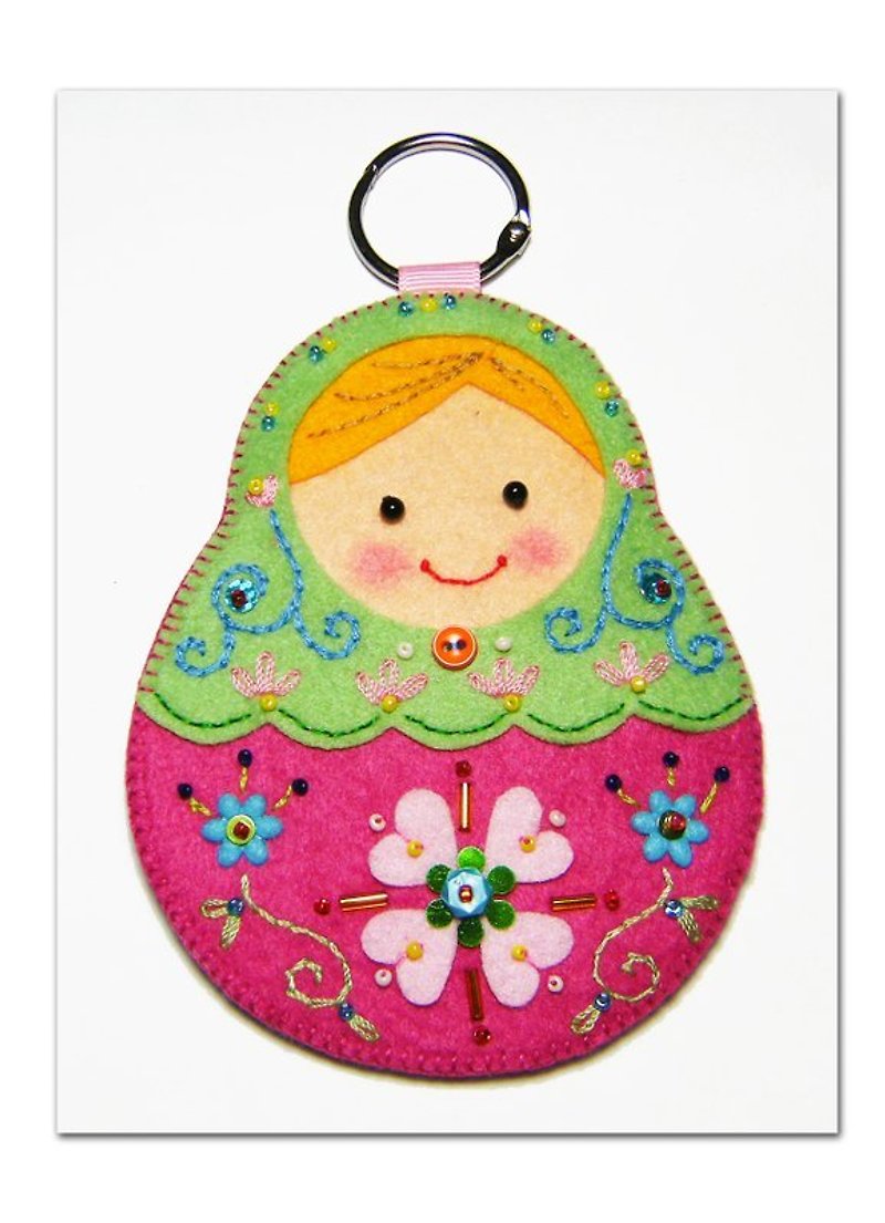 Russian Doll Card Set #013 - ID & Badge Holders - Other Materials Red