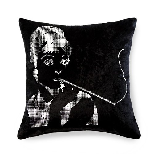 [GFSD] Rhinestone Collection-Celebrity Portrait Series Pillow [Audrey Hepburn]