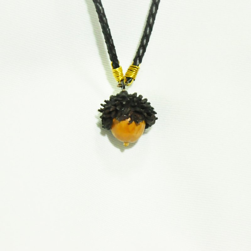 ∥Cheng Jewelry∥A / Ω Winter Cork Oak No. 4 Bronze Pendant ONLY ONE Only One - Necklaces - Other Metals Brown