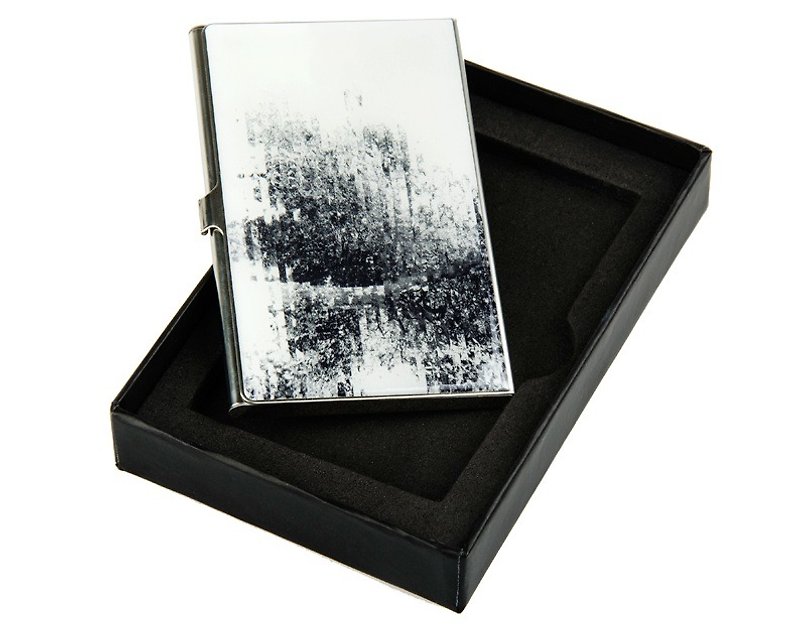Interrupted recognition by Katsutoshi Yuasa card holder - Card Holders & Cases - Other Metals Black
