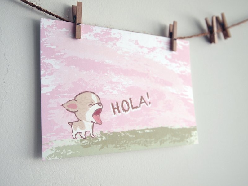 Postcard - Hola! Chihuahua - การ์ด/โปสการ์ด - กระดาษ 