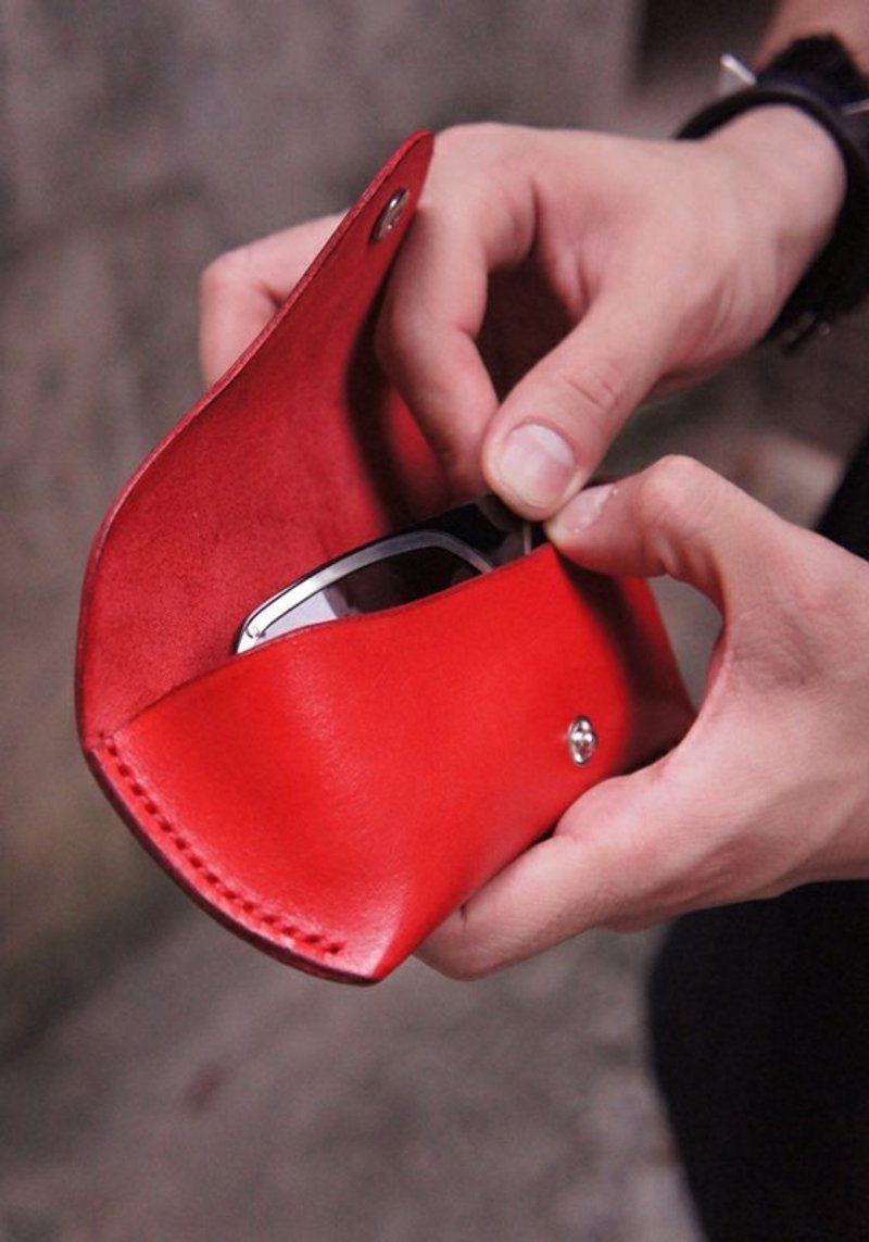 Leather Eye-glasses Case - อื่นๆ - หนังแท้ 