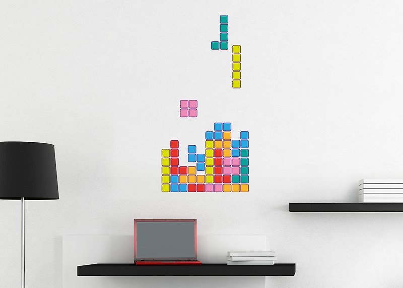 Fantastic Cube nine works - ตกแต่งผนัง - วัสดุอื่นๆ หลากหลายสี