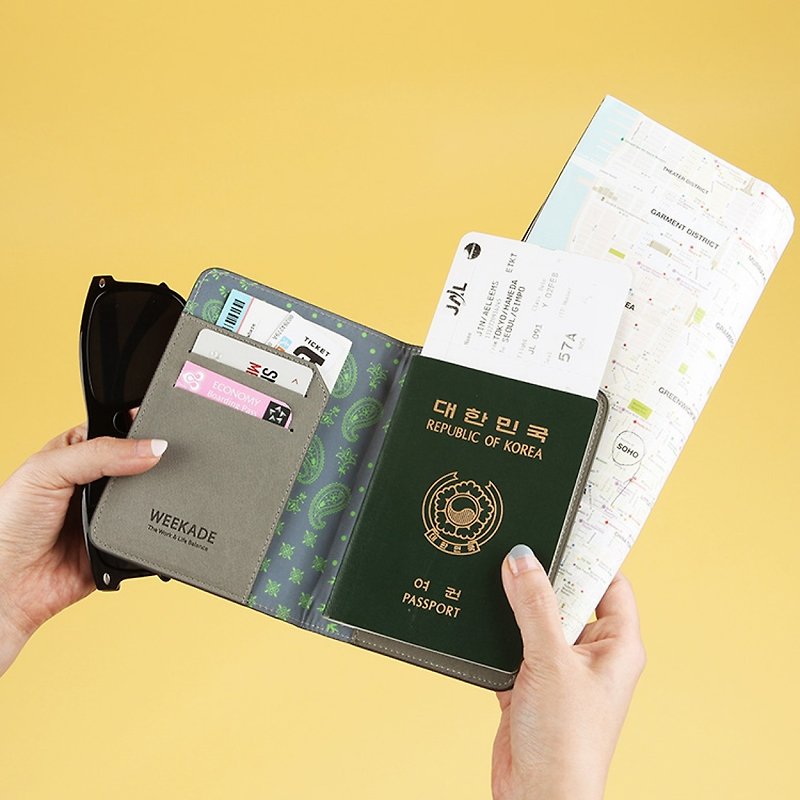 [She] cattle a water Korea Antenna Shop RFID anti-theft take passport holder LET'S E-Passport Sheld ver.4 - Passport Holders & Cases - Waterproof Material 