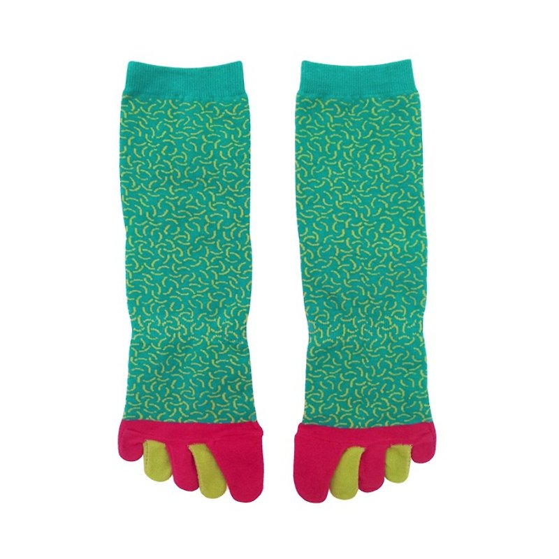台灣外島蔬果 / 黃綠 / 熱情如果系列襪 - 襪子 - 棉．麻 綠色