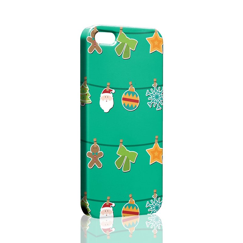 Greet Christmas ornaments pattern Samsung S5 S6 S7 note4 note5 iPhone 5 5s 6 6s 6 plus 7 7 plus ASUS HTC m9 Sony LG g4 g5 v10 phone shell mobile phone sets phone shell phonecase - เคส/ซองมือถือ - พลาสติก สีเขียว