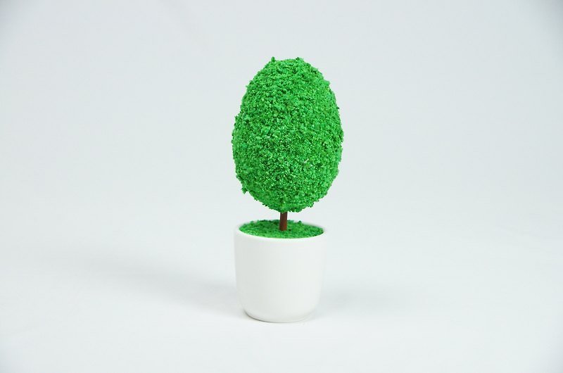 【ボンサイマン】エッグヘッドさんの手作りクリエイティブツリー - 観葉植物 - その他の素材 