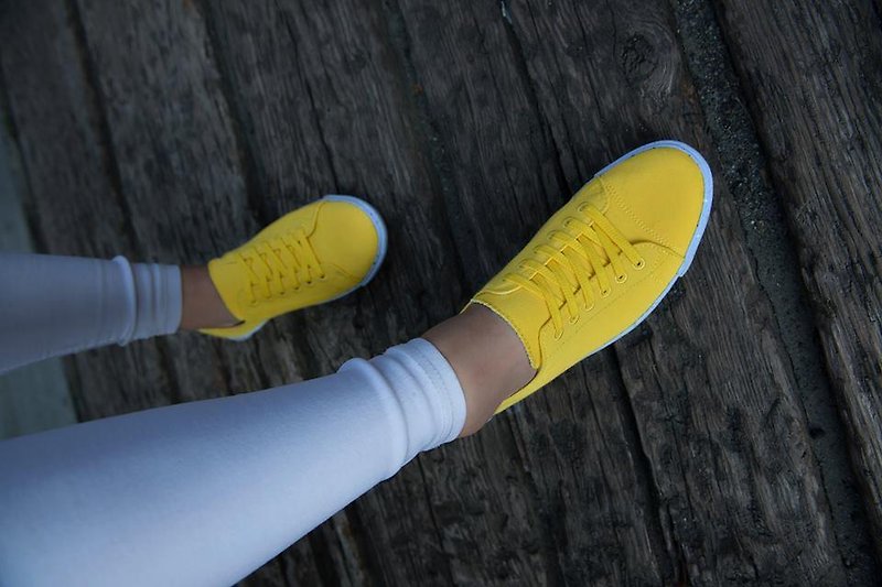 FYE- OPALE Stone  YELLOW   PET RECYCLE and Eco-friendly shoes for WOMEN---Comfort & Lifestyle - Women's Casual Shoes - Other Materials Yellow