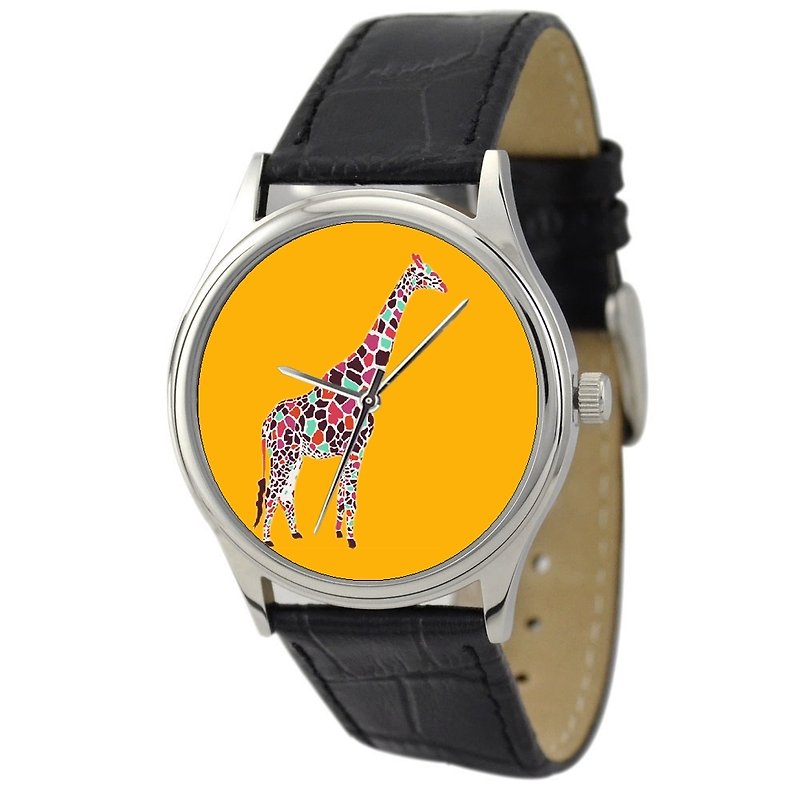 長頸鹿手錶 - 女裝錶 - 其他金屬 橘色