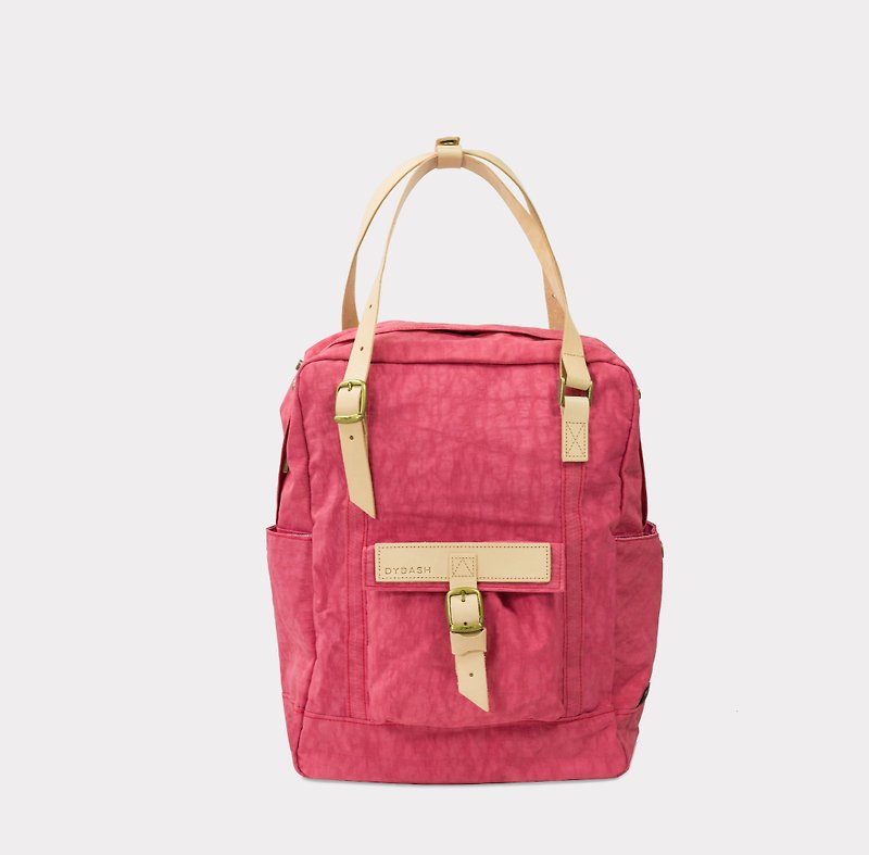 14incher 3way bag/hand bag/shoulder bag/backpack/diaper bag/waterproof(Pink) - Backpacks - Genuine Leather Multicolor
