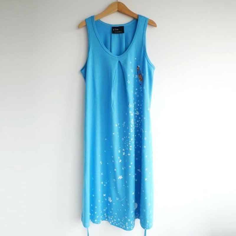 :. Urb [rockets] female / multi-worn tying x Long Dress - One Piece Dresses - Other Materials Blue