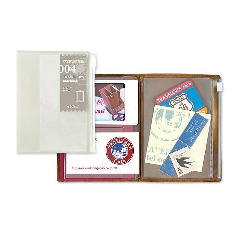 MIDORI - Traveler's Notebook PA SIZE supplemental package (transparent pouch) - สมุดบันทึก/สมุดปฏิทิน - พลาสติก 