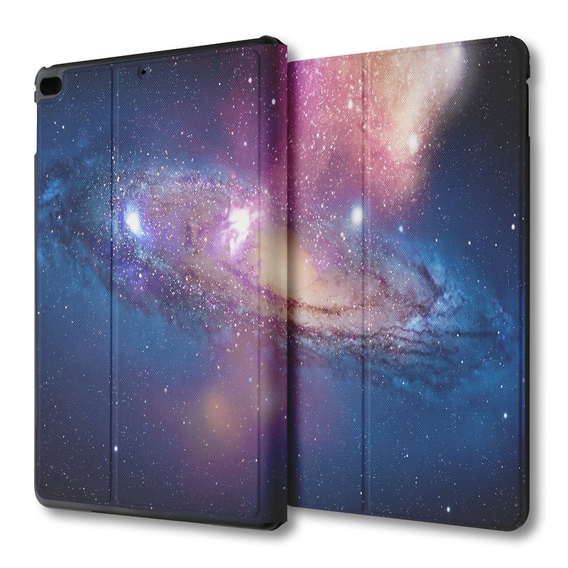 Clearance Offer Multi-angle Flip Leather Case for iPad mini-Galaxy PSIBM-036 - Tablet & Laptop Cases - Faux Leather Blue