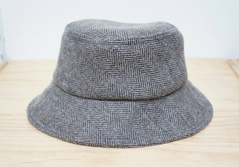 ☚ 好個性 _ 冬季漁夫帽 _ 長毛絨伯爵灰 ☛ - Hats & Caps - Other Materials Gray