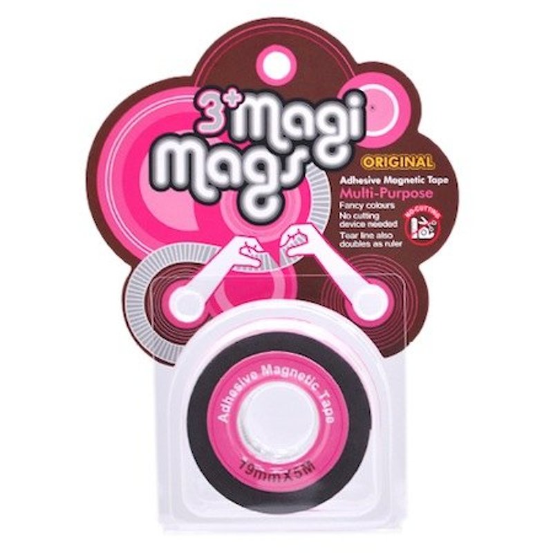 3+ MagiMags Magnetic Tape 　　　　19mm x 5M Neon.Pink - อื่นๆ - วัสดุอื่นๆ สึชมพู