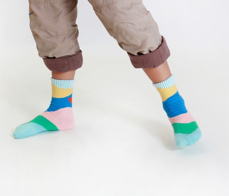 +10・10 more socks・Coastal Range 1：1 socks - Socks - Other Materials 