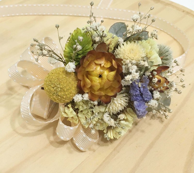 【Jinhuaju】Wedding wedding styling orange-yellow pretty dry wrist flower - Plants - Plants & Flowers 