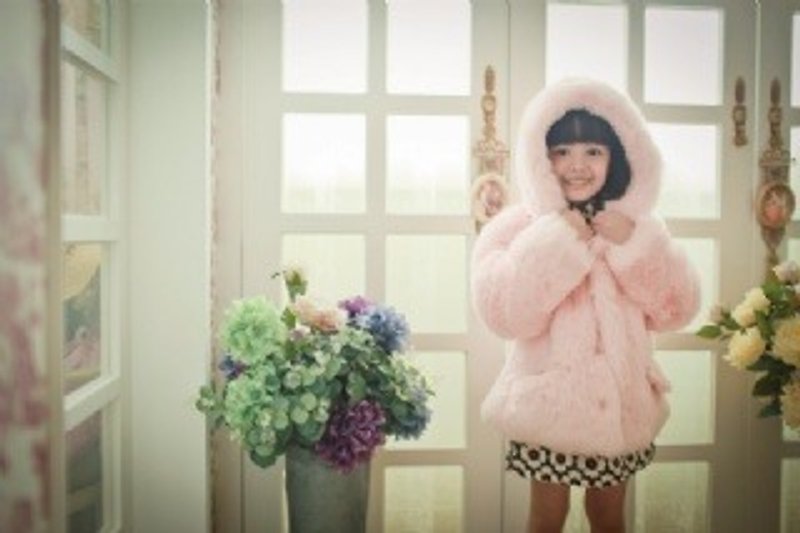 2014 Fall/Winter Christy & Fang pink fur coat (non-real hair) - Other - Cotton & Hemp Pink