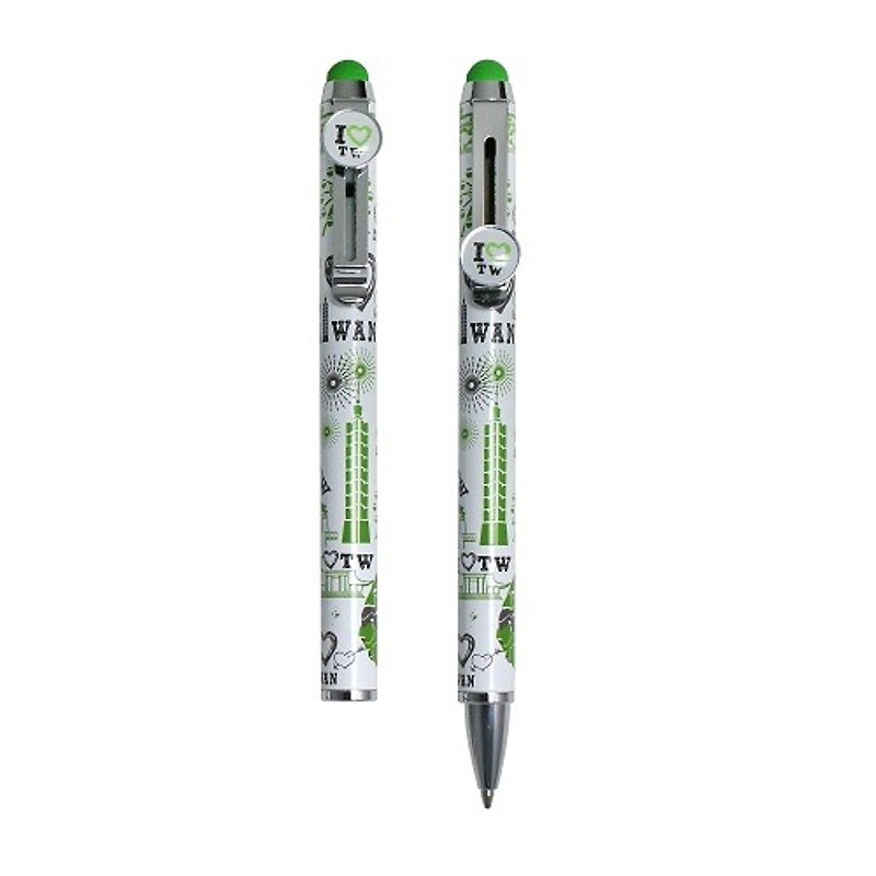 【IWI】I Love Taiwan touch pen-Green - Other - Other Metals Green