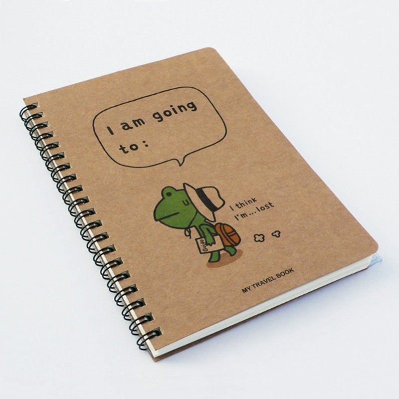 《Foufou X Bon》-我的旅行all in one旅行記事/筆記本二代-找路青蛙 - 筆記本/手帳 - 紙 