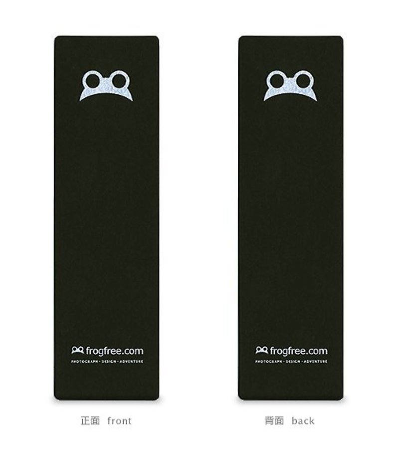 Frog. Black card bookmark - การ์ด/โปสการ์ด - กระดาษ 