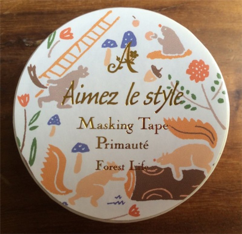 Aimez le style紙膠帶-森林生活 (A04727) - 紙膠帶/和紙/PET - 紙 多色