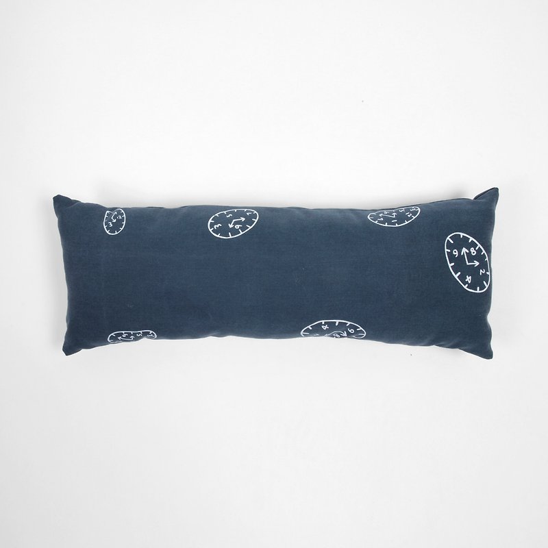 【HEYSUN】time traveler/time screen printing pillow - Pillows & Cushions - Other Materials Blue