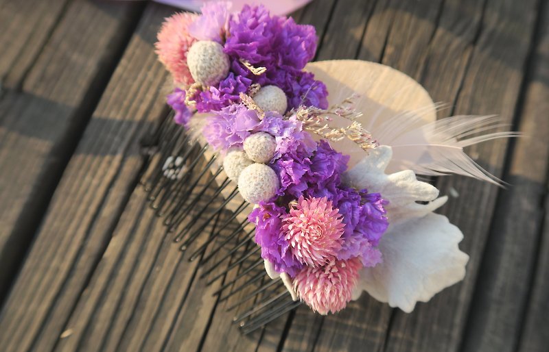 I Wedding collection I bride/bridemaid drying flower hair fork_wedding/wedding photography (customizable) - Plants - Plants & Flowers Pink